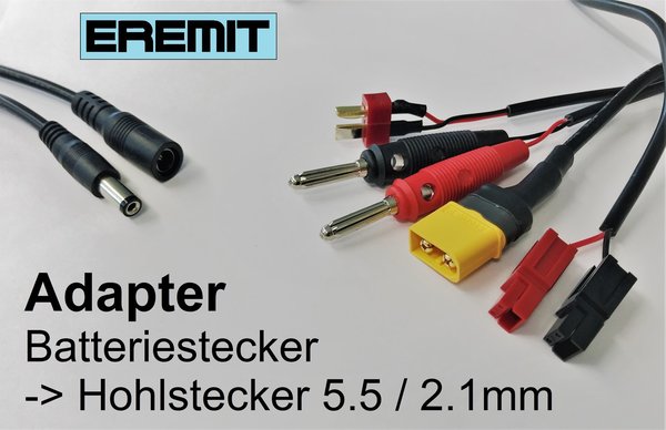 EREMIT Adapter // Batterie -> Hohlstecker